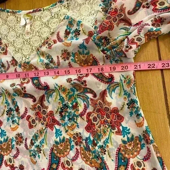 Fig & Flower Women's Boho Feminine Paisley Pretty small - Picture 9 of 10